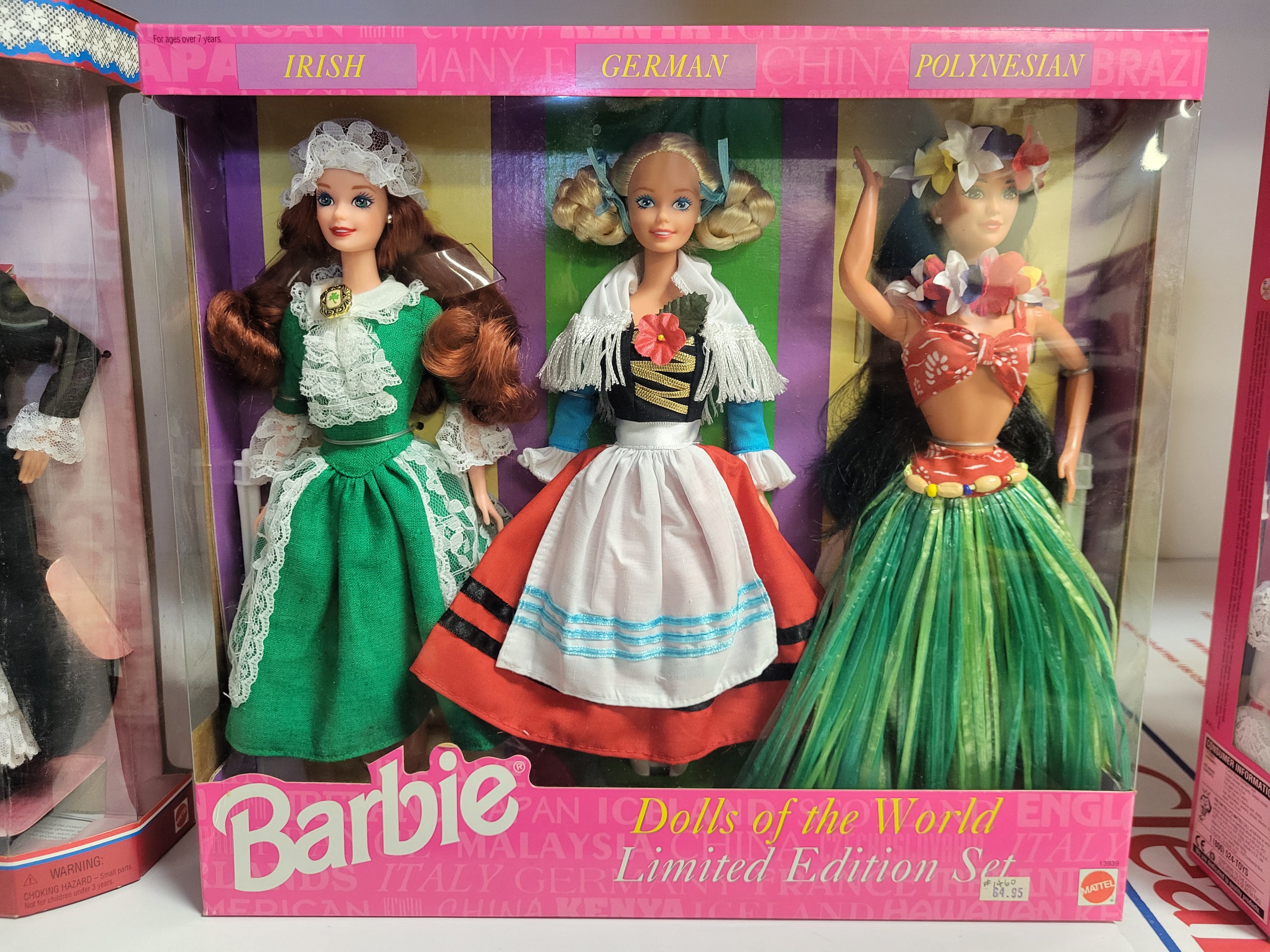 Dolls of the World – Irish, German & Polynesian Barbie Set