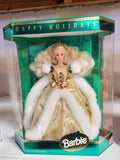 Happy Holidays Barbie – Gold & White Gown (1996)