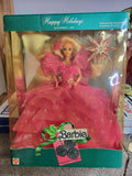 Happy Holidays Barbie – Pink Gown with Ornament (1990)