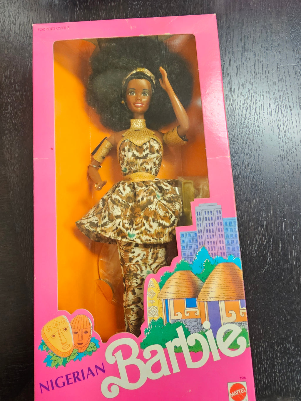 Nigerian Barbie #7376 from the 1980 Dolls of the World Collection, NRFB