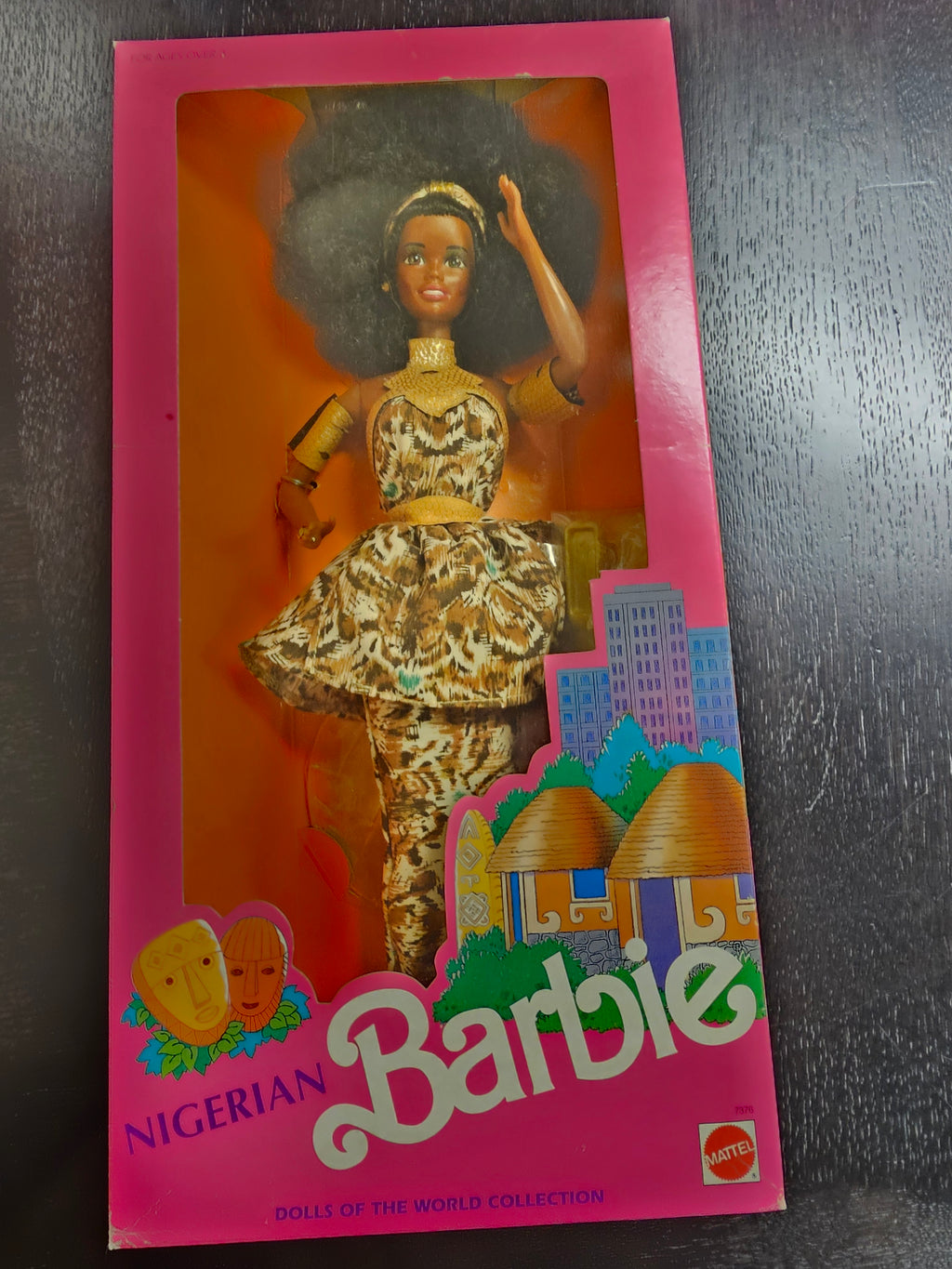 Nigerian Barbie #7376 from the 1980 Dolls of the World Collection, NRFB